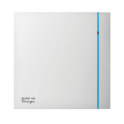 Envirovent Silent Design 125mm 5" Quiet Bathroom & Wc Extractor FanWall Or Ceiling Ventilation Sildes125S from B&Q