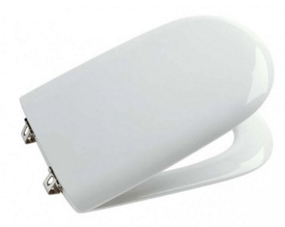 FixTheBog Manbox (083Maybe) (A801462004) Roca Giralda Replacement Wc Toilet Seat With Soft Closing Hinges from B&Q