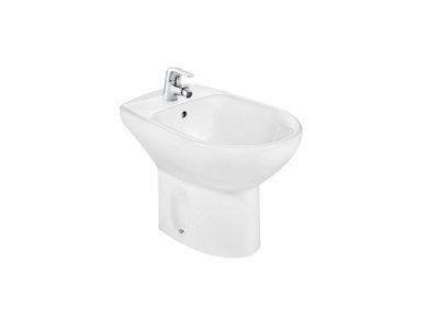 Roca Laura Floor-Standing Bidet 1 Taphole from B&Q