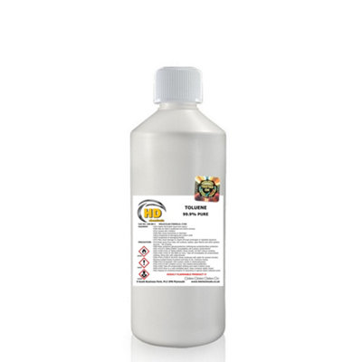 HD Chemicals LTD Toluene Solvent Thinner CleanerPaint And Varnish Remover 500Ml from B&Q