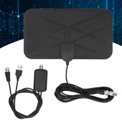 Indoor 4K Digital Tv Antenna-25Db Gain,1080P Hd,adhesive Mount Kj-036 For Enhanced Signal Reception from B&Q