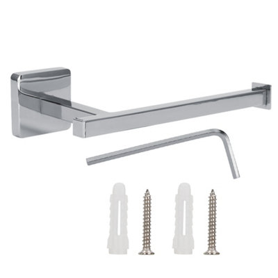 Wall-Mounted Toilet Paper Holder-Bathroom Tissue Storage Rack&shelf from B&Q