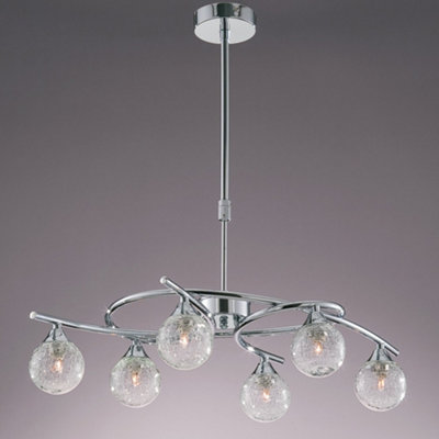 Luminosa Ing Luminosa 6- Pendant Lamp Chrome Light