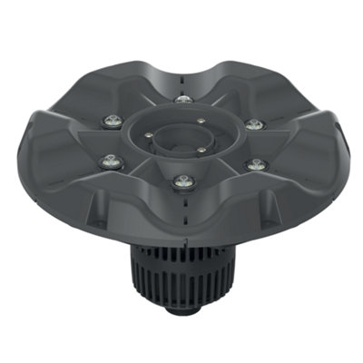 B&Q -  Floating Pond Aerator And Fountain With Leds Water Feature For Large Ponds Led Lights Pump Garden Koi 20000 Lph Oxygenator