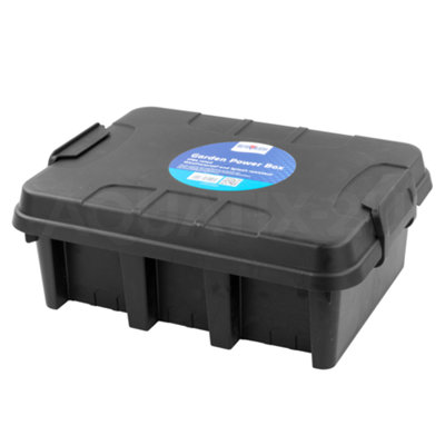 B&Q -  Outdoor Garden Power Box Weatherproof 80Kg Water Resistant Enclosure