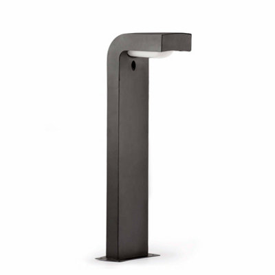 Luminosa Lighting Luminosa Klamp Outdoor Bollard Light WhiteDark Grey Ip44E27 from B&Q