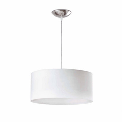 Luminosa Lighting Luminosa Seven 2 Light  Small Round Ceiling Pendant WhiteE27 from B&Q