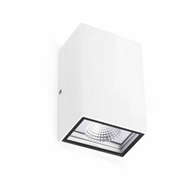 Luminosa Lighting Luminosa Crata Led Outdoor Wall Light White Ip54 from B&Q