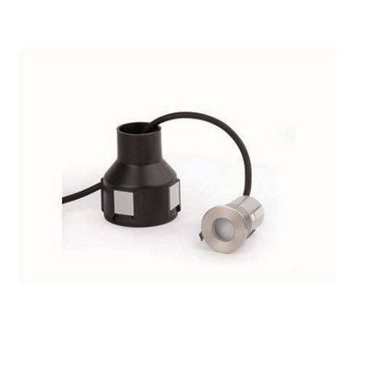 Luminosa Lighting Luminosa Crosby Led Recessed Outdoor Ground Lamp Matt Nickel With Driver 3000K Ip67 from B&Q