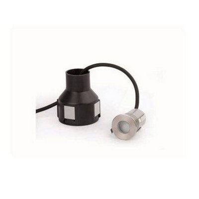 Luminosa Lighting Luminosa Crosby Led Recessed Outdoor Ground Lamp Matt Nickel Ip67 from B&Q
