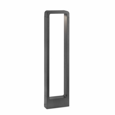 Luminosa Lighting Luminosa Das Led Outdoor Bollard Light Dark Grey Ip54
