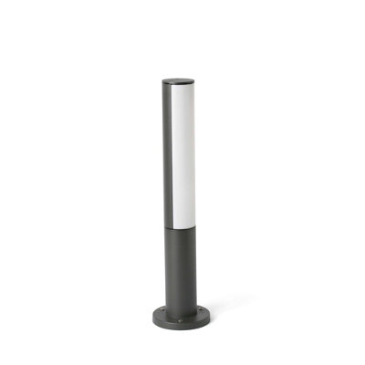 Luminosa Lighting Luminosa Beret Led Outdoor Short Bollard Light Dark Grey Ip54 from B&Q