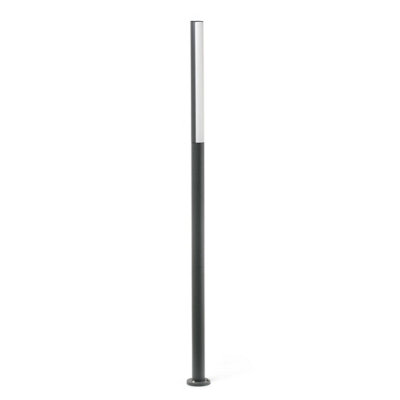 Luminosa Lighting Luminosa Beret Led Outdoor Lamp Post Dark Grey Ip54 from B&Q