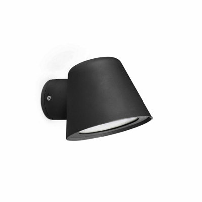 Luminosa Lighting Luminosa Gina 1 Light Outdoor Wall Light Black Ip44Gu10 from B&Q