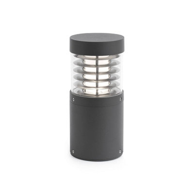 Luminosa Lighting Luminosa Giza Led Outdoor Pedestal Light Dark Grey Ip54