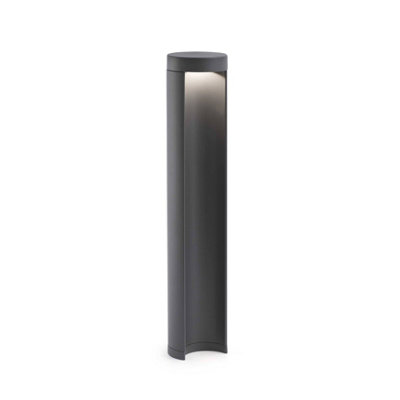 Luminosa Lighting Luminosa Chandra Led Outdoor Bollard Light Dark Grey Ip54