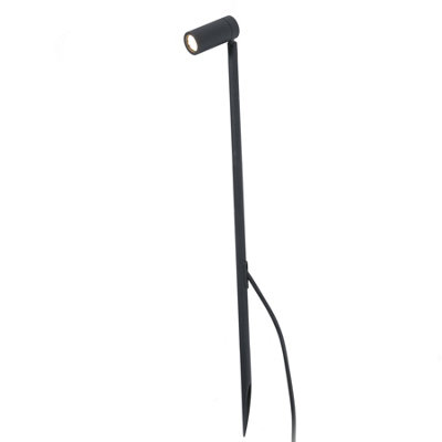 Luminosa Lighting Luminosa Seth Led Outdoor Tall Spike Light Black Ip44 from B&Q