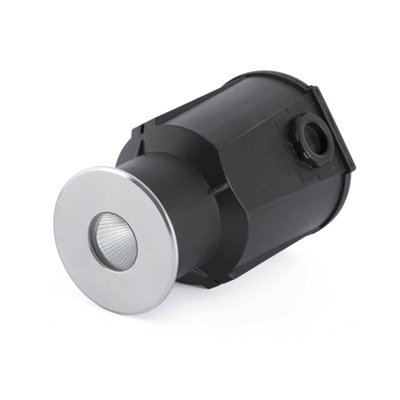 Luminosa Lighting Luminosa Taro Led Recessed Outdoor Ground Light Matt Nickel Ip67 from B&Q