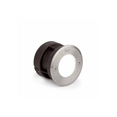 Luminosa Lighting Luminosa Led Round Recessed Outdoor Ground Light Matt Nickel Ip67 from B&Q