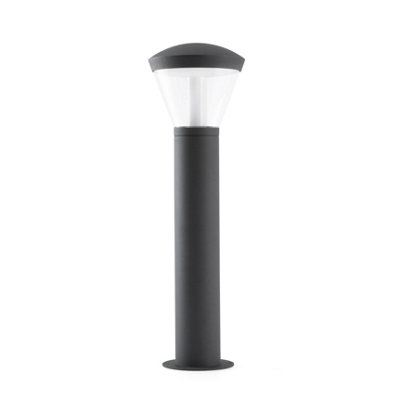 Luminosa Lighting Luminosa Shelby Led Outdoor Bollard Light WhiteDark Grey Ip65
