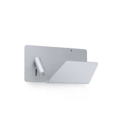 B&Q -  Luminosa Suau Led Indoor Wall Lamp Silver