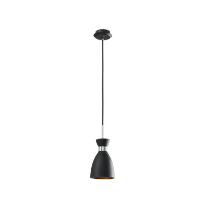Luminosa Lighting Luminosa Retro 1 Light Ceiling Pendant BlackCopperE14 from B&Q