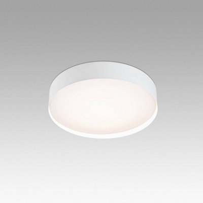 Luminosa Lighting Luminosa Vuk Led Round Bathroom Flush Ceiling Light White Ip44 from B&Q