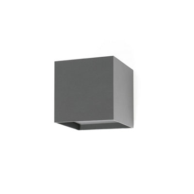 Luminosa Lighting Luminosa Olan Led Outdoor Up Down Wall Light Dark Grey Ip54 from B&Q