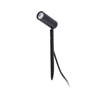 Luminosa Lighting Luminosa Seth Led Outdoor Short Spike Light Black Ip44 from B&Q