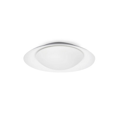 Luminosa Lighting Luminosa Side Led Indoor Medium Flush Wall Light White from B&Q