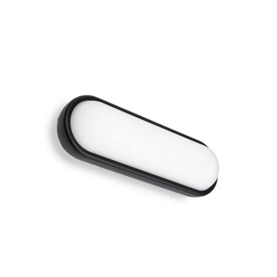 Luminosa Lighting Luminosa Tone Led Outdoor Wall Light WhiteDark Grey Ip65 from B&Q