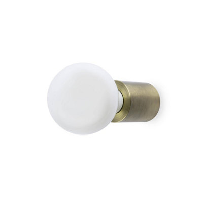 Luminosa Lighting Luminosa Ten 1 Light Indoor Candle Wall / Ceiling Light Antique GoldE27 from B&Q