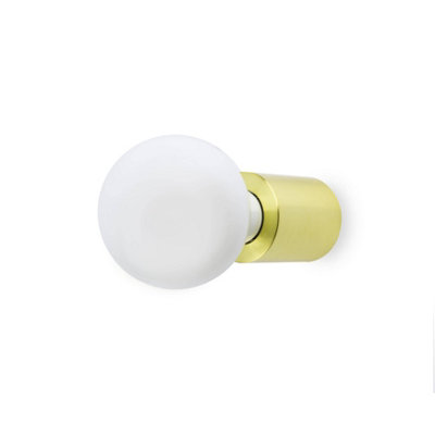 Faro Barcelona Ten - Minimalist Wall Light, Satin Gold - Image 4