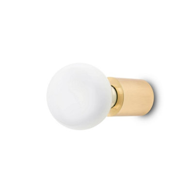 Luminosa Lighting Luminosa Ten 1 Light Indoor Candle Wall / Ceiling Light CopperE27 from B&Q