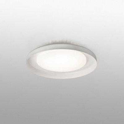Luminosa Lighting Luminosa Dolmen Led White Flush Ceiling Lamp 40Cm from B&Q