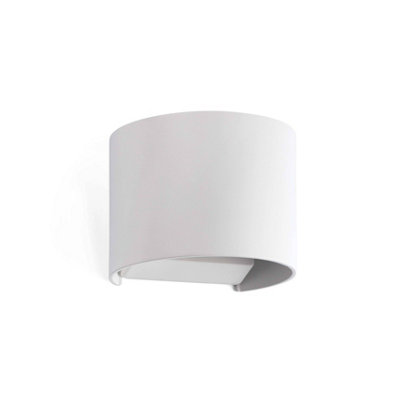 Luminosa Lighting Luminosa Sunset Led Outdoor Wall Light White Ip54 from B&Q