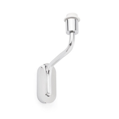 Luminosa Lighting Luminosa Eterna 1 Light Indoor Wall Light ChromeShade Not IncludedE27 from B&Q