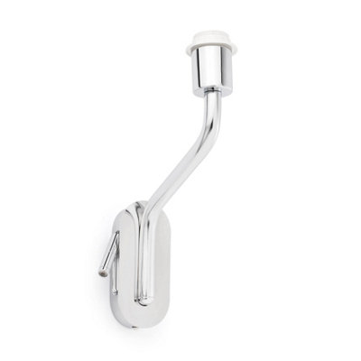 Luminosa Lighting Luminosa Eterna 1 Light Indoor Wall Reading Light Chrome Shade Not IncludedE27 from B&Q