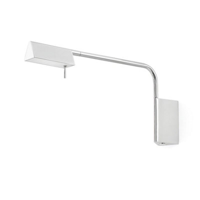 Luminosa Lighting Luminosa Academy Led Indoor Wall Lamp Chrome from B&Q