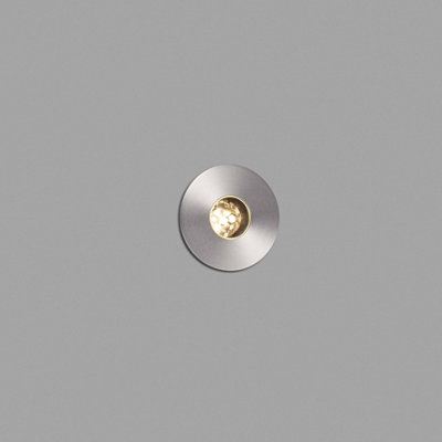 Luminosa Lighting Luminosa Grund Led Small Outdoor In Ground Recessed Spotlight Matt Nickel Ip67 from B&Q
