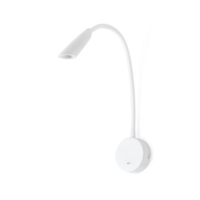 Luminosa Lighting Luminosa Boken Led Indoor Wall Light Reading Lamp White from B&Q