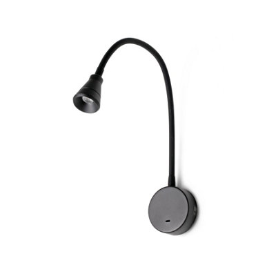 Luminosa Lighting Luminosa Bel Led Indoor Wall Light Reading Lamp Black from B&Q