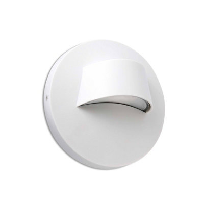 Luminosa Lighting Luminosa Brow Led Outdoor Wall Light White Ip44 from B&Q