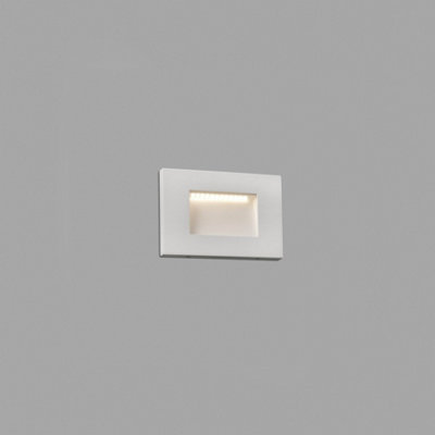 Luminosa Lighting Luminosa Spark Outdoor Led Recessed Wall Light White 3.6W 3000K Ip65 from B&Q