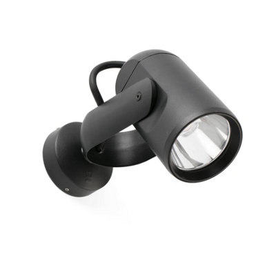 Luminosa Lighting Luminosa Slot Outdoor Led Spotlight Black 14W 3000K Ip65 from B&Q