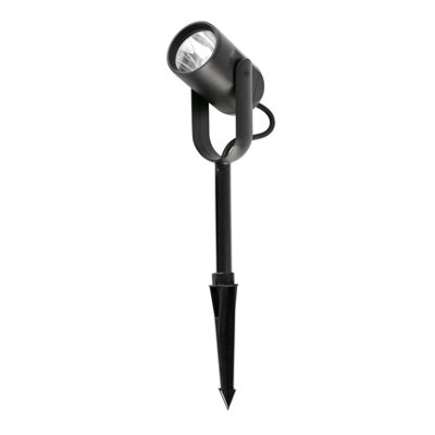 Luminosa Lighting Luminosa Slot Outdoor Led Spike Light Black H20 14W 3000K Ip65 from B&Q