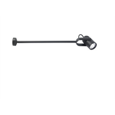 Luminosa Lighting Luminosa Slot Outdoor Led Spotlight With Arm Black 14W 3000K Ip65 from B&Q