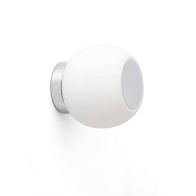 Luminosa Lighting Luminosa Moy Bathroom Led Ceiling / Wall Lamp Chrome 4W 3000K Ip44 from B&Q