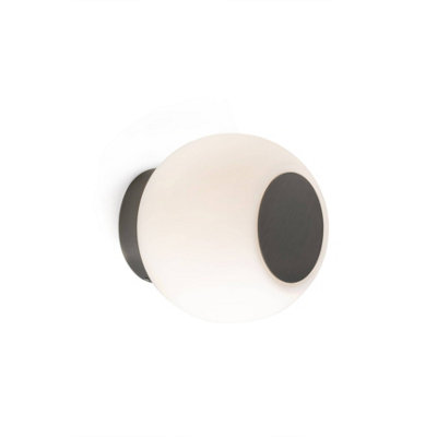 Luminosa Lighting Luminosa Moy Bathroom Led Ceiling / Wall Lamp Bronze 4W 3000K Ip44 from B&Q