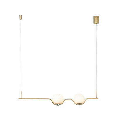B&Q -  Luminosa Le Vita Led Pendant Gold 2X 6W 2700K